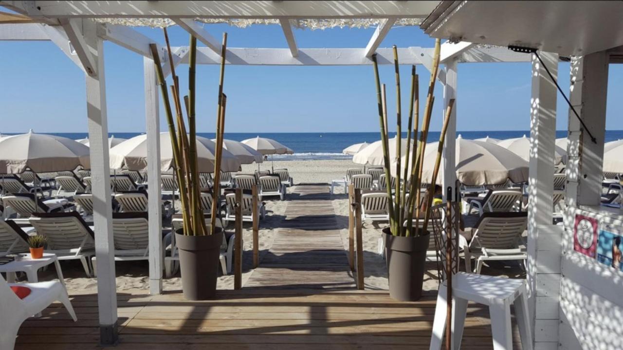 Super Appart ! Terrasse, Clim, Parking, 2Min Plage. Ла-Гранд-Мот Экстерьер фото