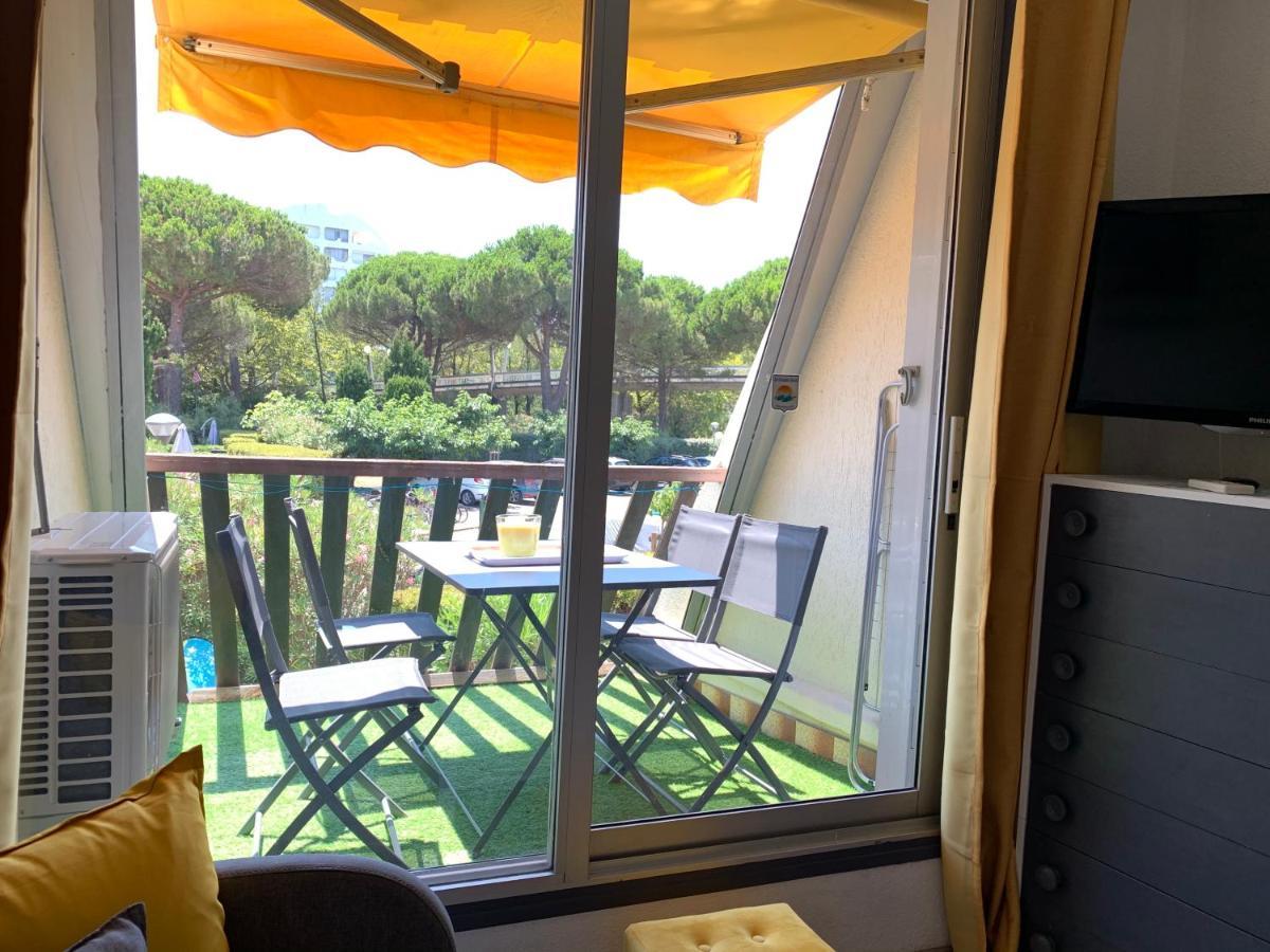 Super Appart ! Terrasse, Clim, Parking, 2Min Plage. Ла-Гранд-Мот Экстерьер фото